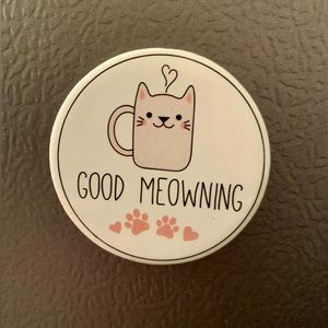 “Good Meowning” Cat Magnet